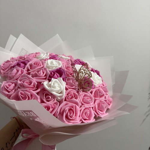 Eternal bouquet of 51 roses