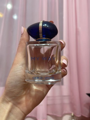 My Way Armani perfume used, empty bottle