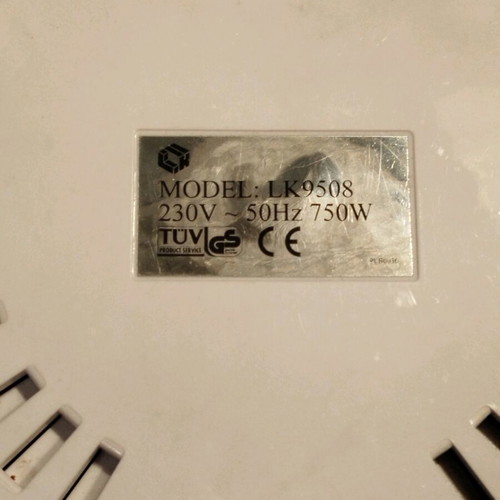 Electric handheld crepe maker like new with non-stick surface