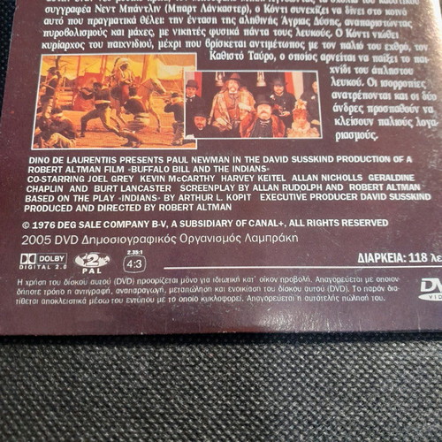 Buffalo Bill DVD new, comedy with subtitles