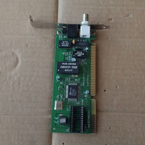 Davicom 05-01-0231-02 16-bit ISA Network Adapter Card like new
