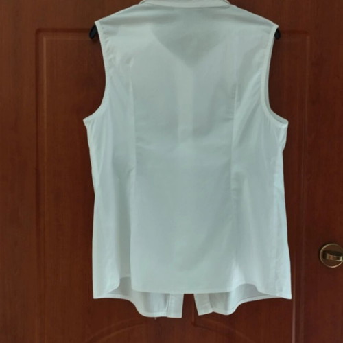 Badoo sleeveless white shirt, size L, 97% cotton