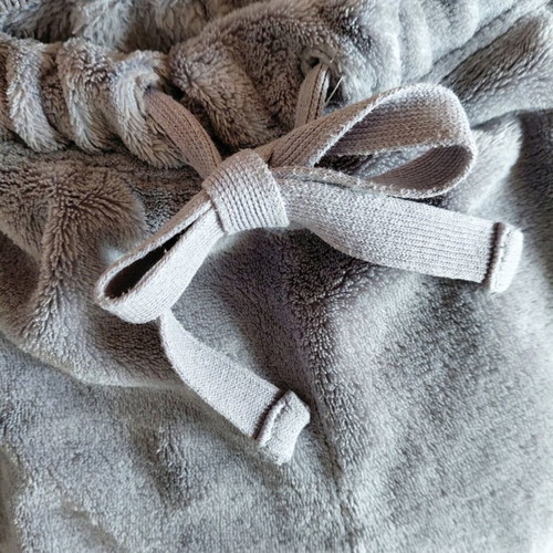 Oysho fleece pajama like new, gray, size XS/S