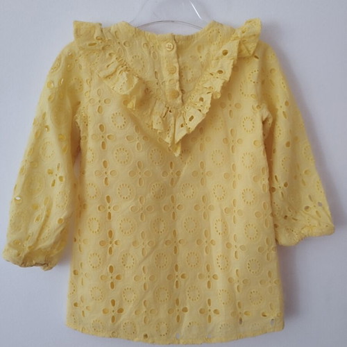 Mango yellow dress like new for toddlers 2-3 years, size 98 cm