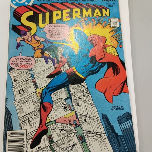 Superman 1st Series #335 comic book, pre-crisis story