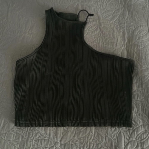 Shein black sleeveless top like new, size M