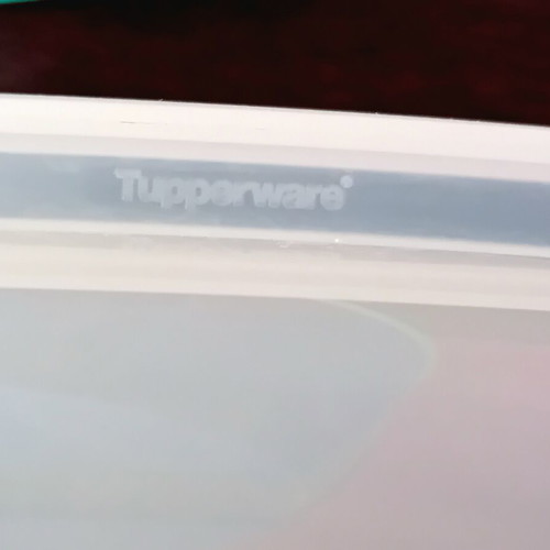 Tupperware storage containers used, pack of two pieces