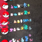 Pokemon figures like new, all together