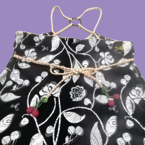 Love Lolita Summer Black and White Top Medium Used