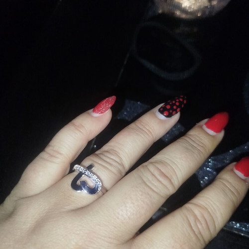 Silver 925 Heart-Shaped Ring with Zirconia like new