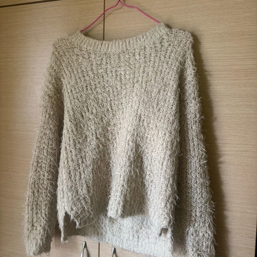 Atmosphere sweater like new, white and beige, size S