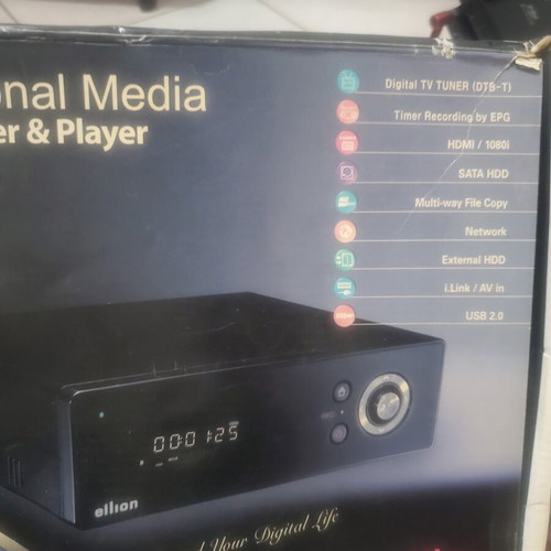 Ellion HMR-351H Digital Media Recorder and Player with 1TB Hard Drive like new