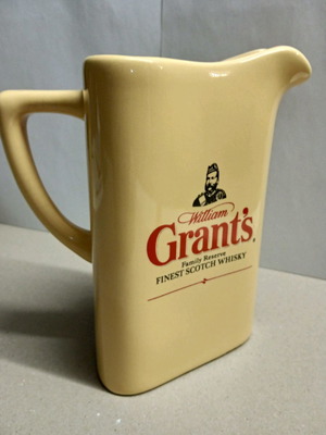 Πήλινη κανάτα William GRANT'S finest scotch whisky μεταχειρισμένη