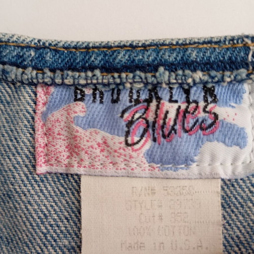 Brooklyn Blues Denim Vintage West Vest New, Women's S/M, Blue