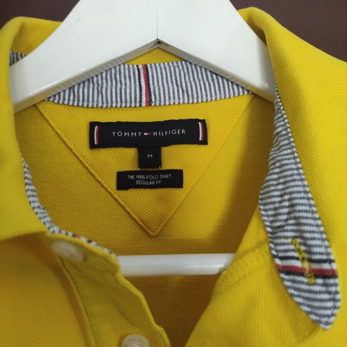 Tommy Hilfiger The 1985 Polo Shirt κίτρινο, μεταχειρισμένο, μέγεθος M
