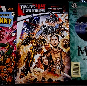 Lot 3 comics 1963-Tales of the Uncanny #3 ,TRANSFORMERS #1, Myst: The Book of the Black Ships #1