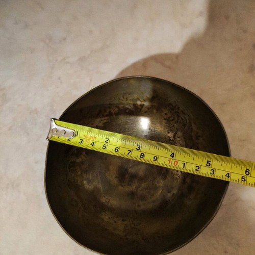 Tasi bowl used with engraved designs from Ottoman Empire