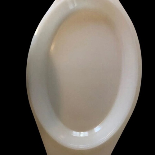 White serving dishes used, oval with lid and large bowl with floral design