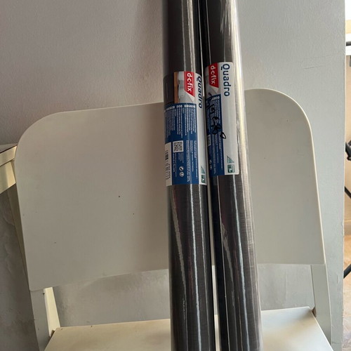 Dc fix dark gray wood-look adhesive roll new