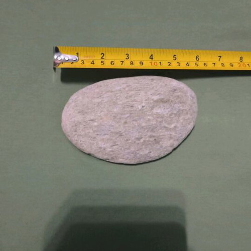 Decorative flat stone new, ready for painting, 1 piece