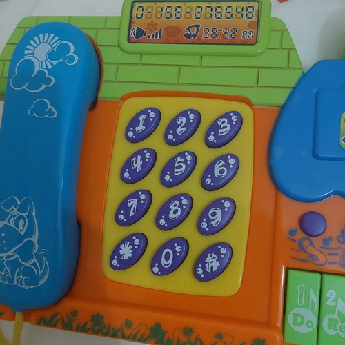 Educational toy phone-piano-animals like new