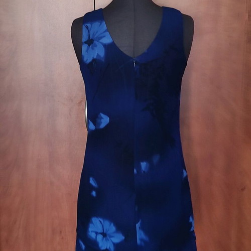 Vintage floral dress Absolute by Sorotos like new, blue
