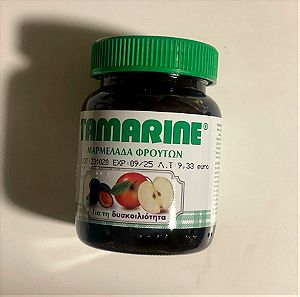 Tamarine Organic Jam Μήλο & Δαμάσκηνο Κατά της Δυσκοιλιότητας 260gr