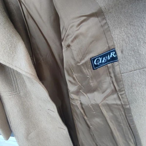 Camel Hair Wool Vintage 60's Coat Used