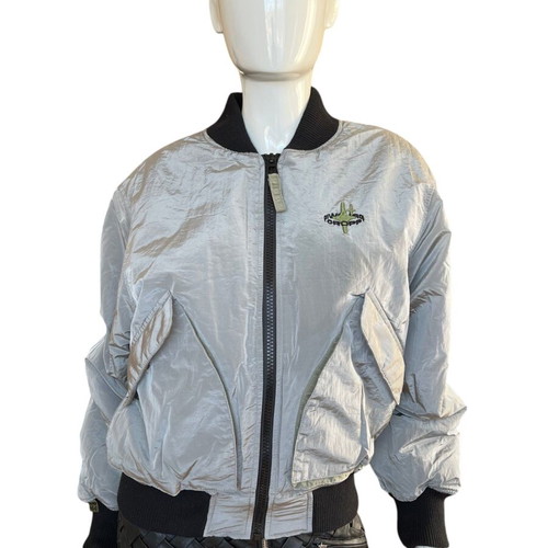 Women's bomber jacket new, size XS, gray color