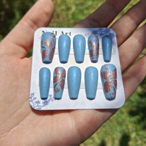 Press On Nails New Set with Application Tools