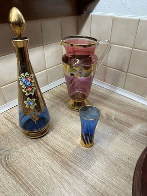 Vintage glassware set new