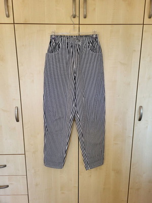 Vintage striped high-waist denim pants like new, size medium