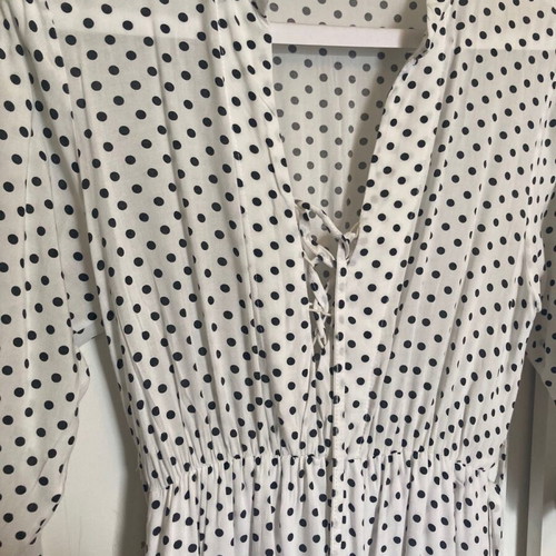 FJO Greece midi polka dot dress like new, size S/M