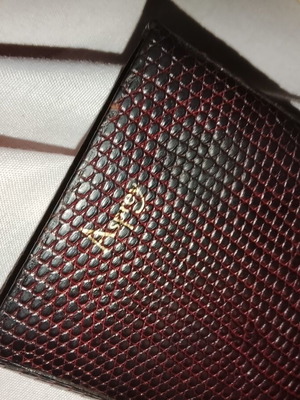 Asprey wallet used with agenda and cardholder