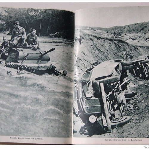 Propaganda book by Verchmat about Crete occupation like new with rich photographic material
