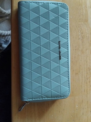 David Jones wallet turquoise like new