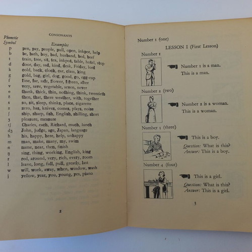 Essential English books used, pack of 4, 1947-1952
