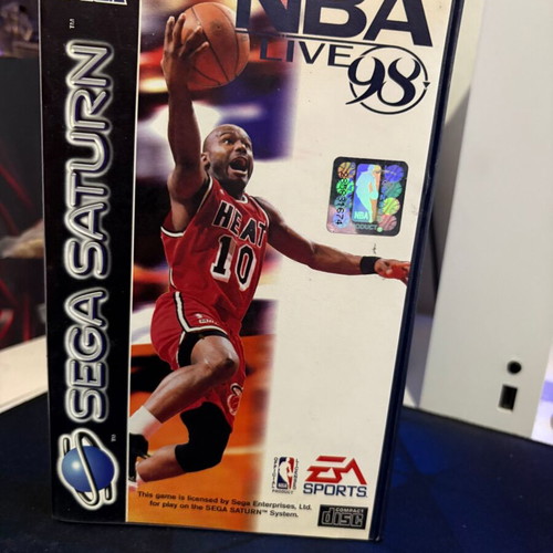 NBA Live 98 Sega Saturn used with box without manual