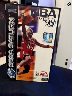 NBA Live 98 Sega Saturn used with box without manual