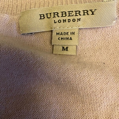 Burberry cardigan like new with cashmere and wool, beige pink