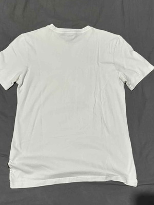 Lacoste white men's t-shirt with print, like new, size M