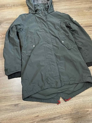 Didriksons Naja Dry3 Insulated winter parka women's size L used, gray