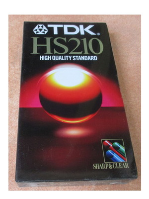 TDK VHS HS 210 minutes new, sealed