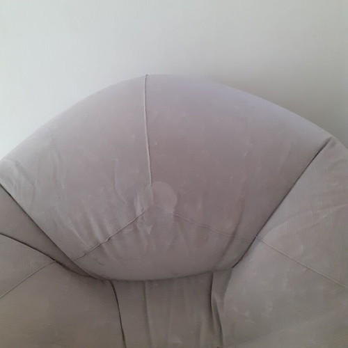 Intex inflatable armchair air furniture, new, gray velvet