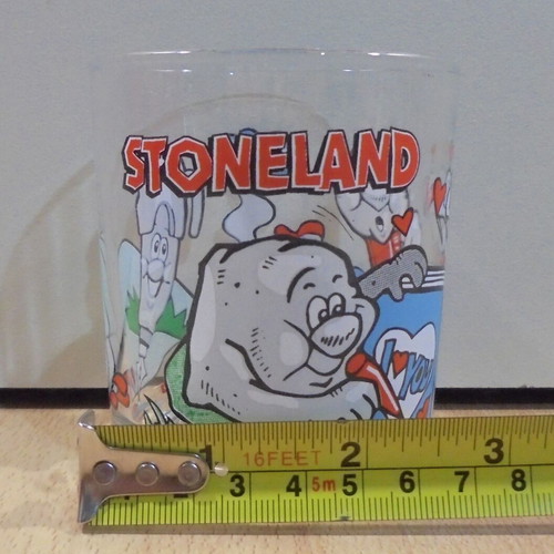 Nutella Stoneland old collectible glass used