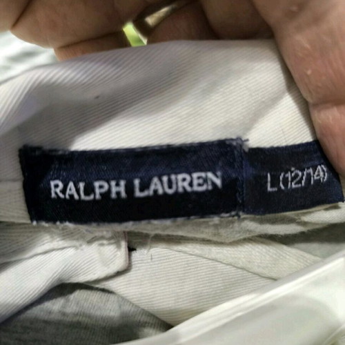 Ralph Lauren kids' shirt used, gray, size large 12-14 years