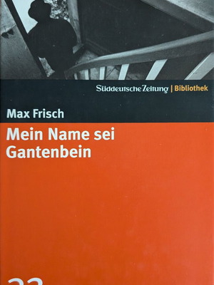 Mein Name Sei Gantenbein by Max Frisch, like new, German novel