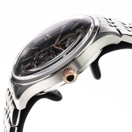 RSW Romeo Skeleton automatic watch new, 45mm, black and blue