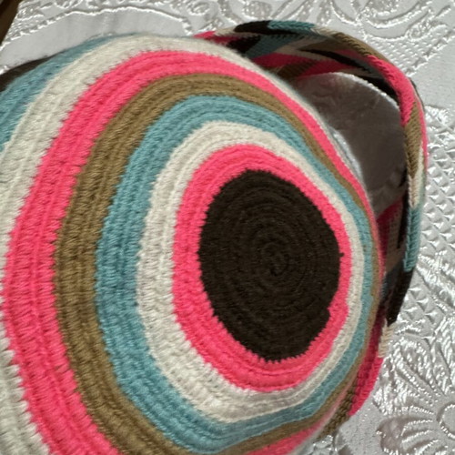 Wayuu Mochila bag handmade, authentic, multicolor crossbody