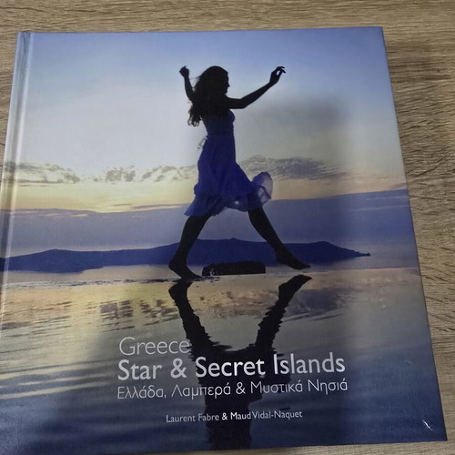 Greece Star & Secret Islands hardcover book used, bilingual edition